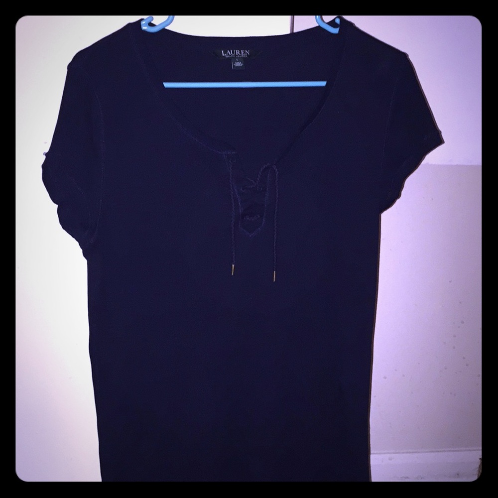 Women’s Ralph Lauren Polo lace up top